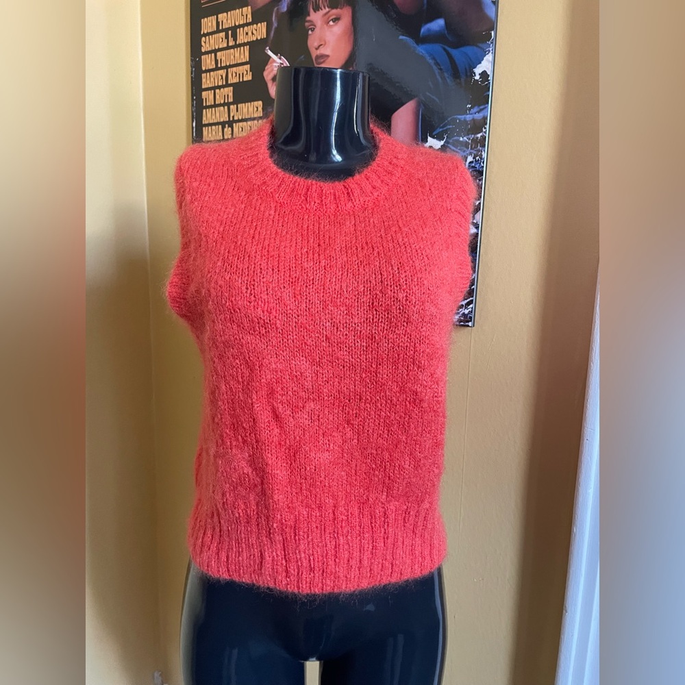 Boutique Mohair/Wool Womens Vest ( Medium )